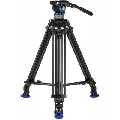 A573T Aluminium Dual Tube Videostatief w/ S6PRO Videokop (A5