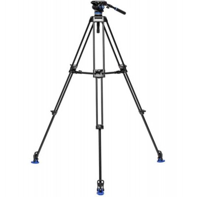 A573T Aluminium Dual Tube Videostatief w/ S6PRO Videokop (A5