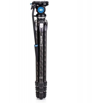 Tortoise Carbon Tripod w/ S4PRO Videokop 24C Leveling Base T
