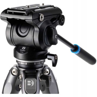 Tortoise Carbon Tripod w/ S4PRO Videokop 24C Leveling Base T