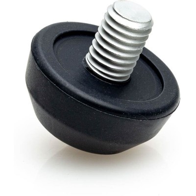 30mm Rubber Voetje 3 Vlaks / Schroefpootje 3/8