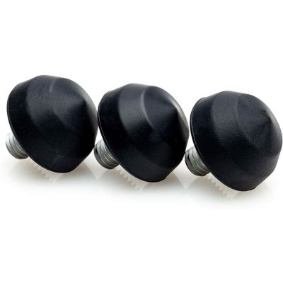 30mm Rubber Voetje 3 Vlaks / Schroefpootje 3/8