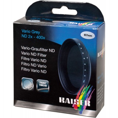 Vario Neutral Density ND Filter ND 2X-ND 400X Lens Cap And P