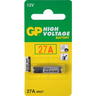 Hoog Voltage Alkaline Rondcel 27A (MN27) Blister 1