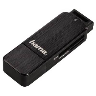 CARDREADER USB 3.0 SD/MSD ZWART