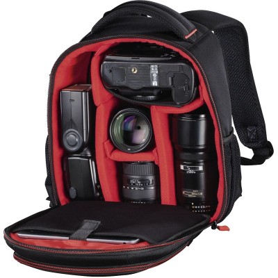 Camera-Backpack Miami 150 Black/Red