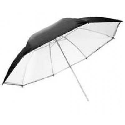Jumbo Paraplu Diffuus Wit/Zilver/Zwart 216 cm