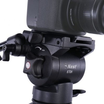 Video Tripod NT-670 + Vloeistofgedempte Head