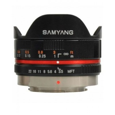 7.5mm f/3.5 UMC Micro 4/3 Zwart