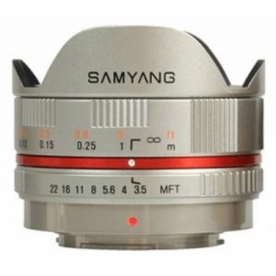 7.5mm f/3.5 UMC Micro 4/3 Zilver