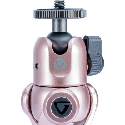 Vesta TT1 Table Tripod + Smartphone Adapter Rose