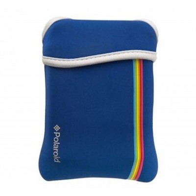 Zip Neopreen case blauw