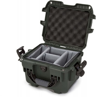 Case w/ Padded Divider Olive Interior 241x191x191mm