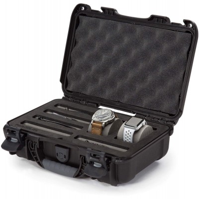 Case w/ Foam Insert  For 2 Watches + 5 Knives Black Interior