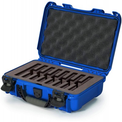 Case w/ Foam Insert For 8 Knives Blue Interior 291x178x93mm