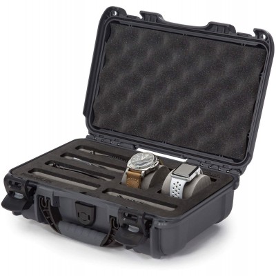 Case w/ Foam Insert  For 2 Watches + 5 Knives Graph Interior
