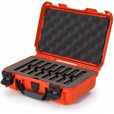 Case w/ Foam Insert For 8 Knives Orange Interior 291x178x93m