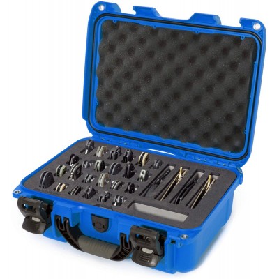 Case w/ Foam Insert For 28 Knives Blue Interior 351x236x157m