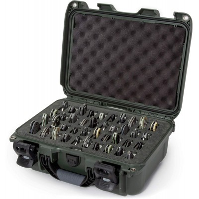 Case w/ Foam Insert For 40 Knives Olive Interior 351x236x157