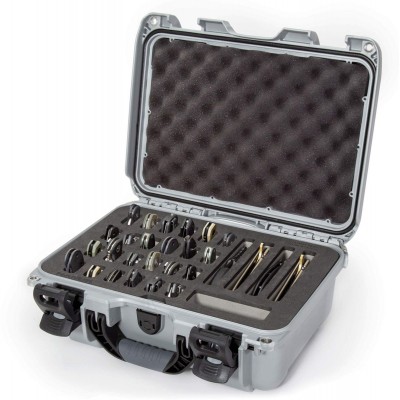 Case w/ Foam Insert For 28 Knives Silver Interior 351x236x15