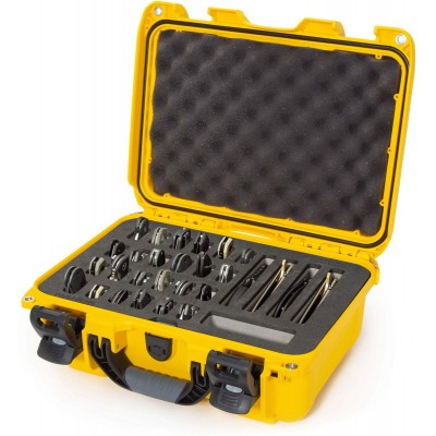 Case w/ Foam Insert For 28 Knives Yellow Interior 351x236x15