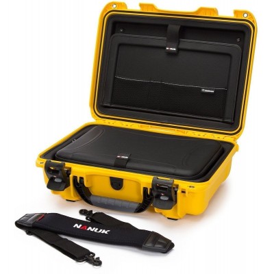 Case w/ Laptop Kit w/ Strap (TSA Latches) Yellow Interior 42