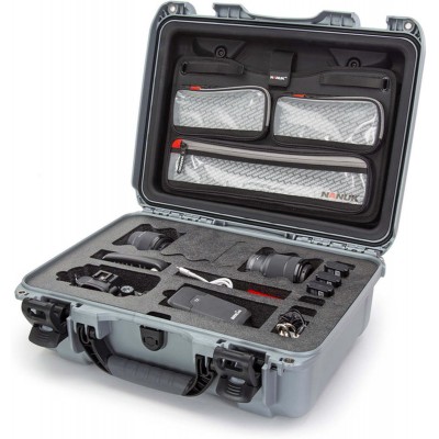 Case w/ Lid Org. w/ F For 1 Body DSLR Silver Interior 432x30