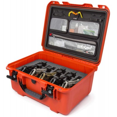 Case w/ Lid Org. w/ F For 5UP Orange Interior 457x330x241mm