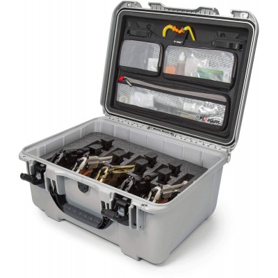 Case w/ Lid Org. w/ F For 5UP Silver Interior 457x330x241mm