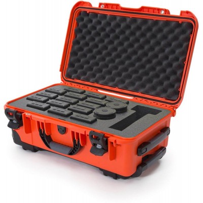 Case w/ Foam Insert For Inspire 2 Batteries Orange Interior 