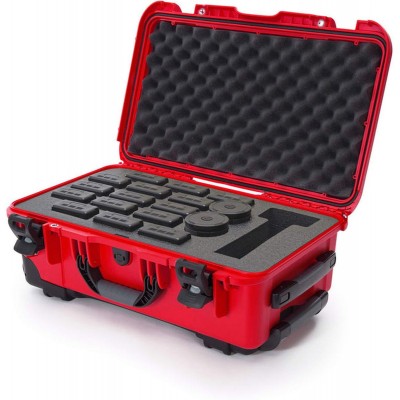 Case w/ Foam Insert For DJI Inspire 2 Batteries Red Interior