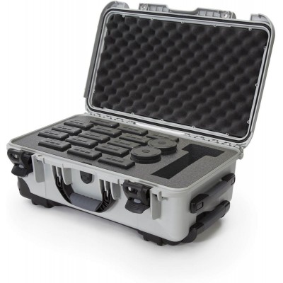 Case w/ Foam Insert For Inspire 2 Batteries Silver Interior 