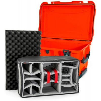 Case w/ Padded Divider Orange Interior 546x318x295mm