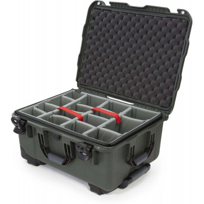 Case w/ Padded Divider Olive Interior 521x389x257mm