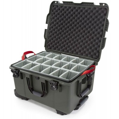 Case w/ Padded Divider Olive Interior 559x432x328mm