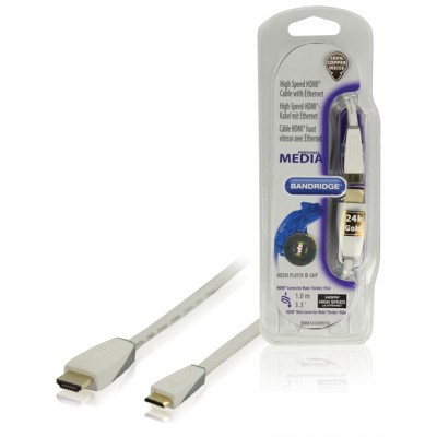 High Speed Mini HDMI with Ethernet cable 1 meter