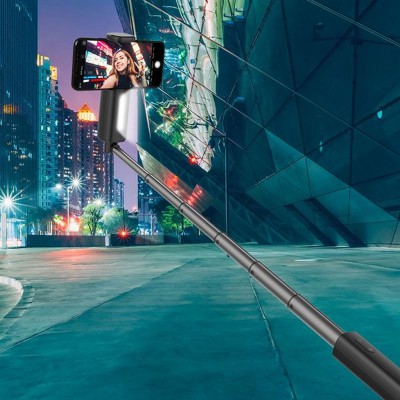 Bluetooth Selfie Stick w/ LED Flashlight