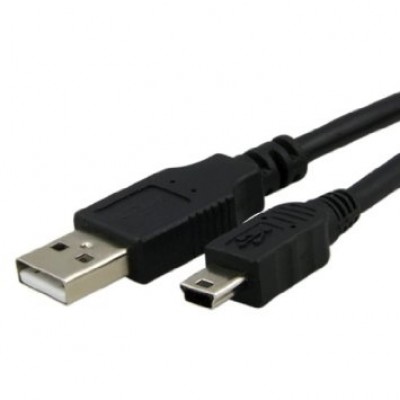USB 2.0 A MALE - MINI MALE 5-PIN 2 METER