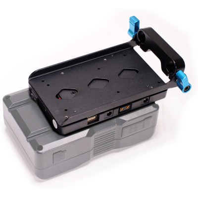 V-Mount Power Supply w/ 15mm Rod Mount