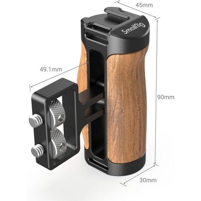 2913 Wooden Mini Side Handle (1/4