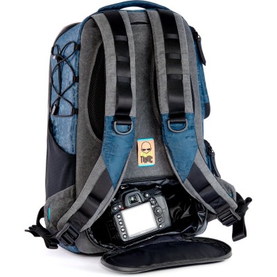 Valkyrie Camera Backpack L Water Resistant Frog Pocket Sapph