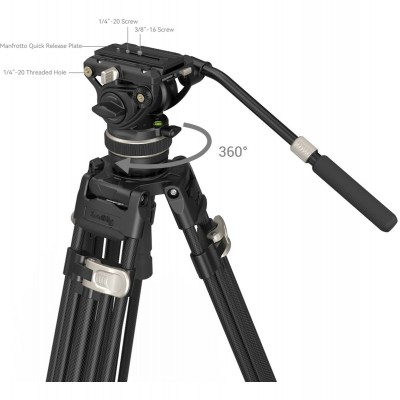 3989 Freeblazer Heavy-Duty Carbon Fiber Tripod Kit