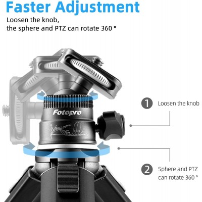 SY-390 Pocket Tripod 1 Section Black