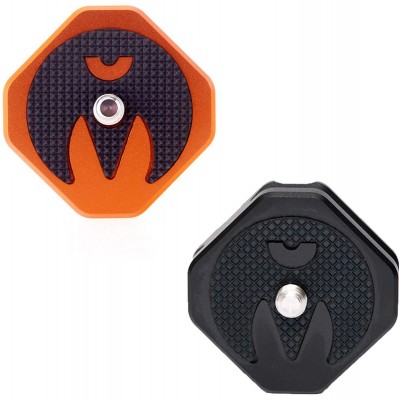 QR Octa Plate 38x38mm Arca Compatible QR Plate Black