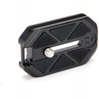 Updated QR7 Plate 38x70mm Arca Compatible QR Plate Black