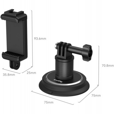 4347 Suction Cup Mounting Support For Action Cameras