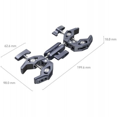 4103B Super Clamp w/ Double Crab-Shaped Clamps