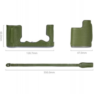 4711 Leather Half Case Kit For X-T50 (Green)