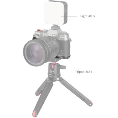 4712 Silicone L-Shape Handle For X-T50 (Charcoal Silver)