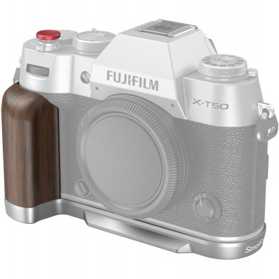 4735 Wooden L-Shape Grip For X-T50 (Silver)